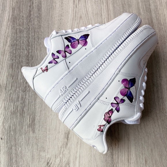 Nike air force 1 low butterfly 🦋 custom - Picture 6 of 8